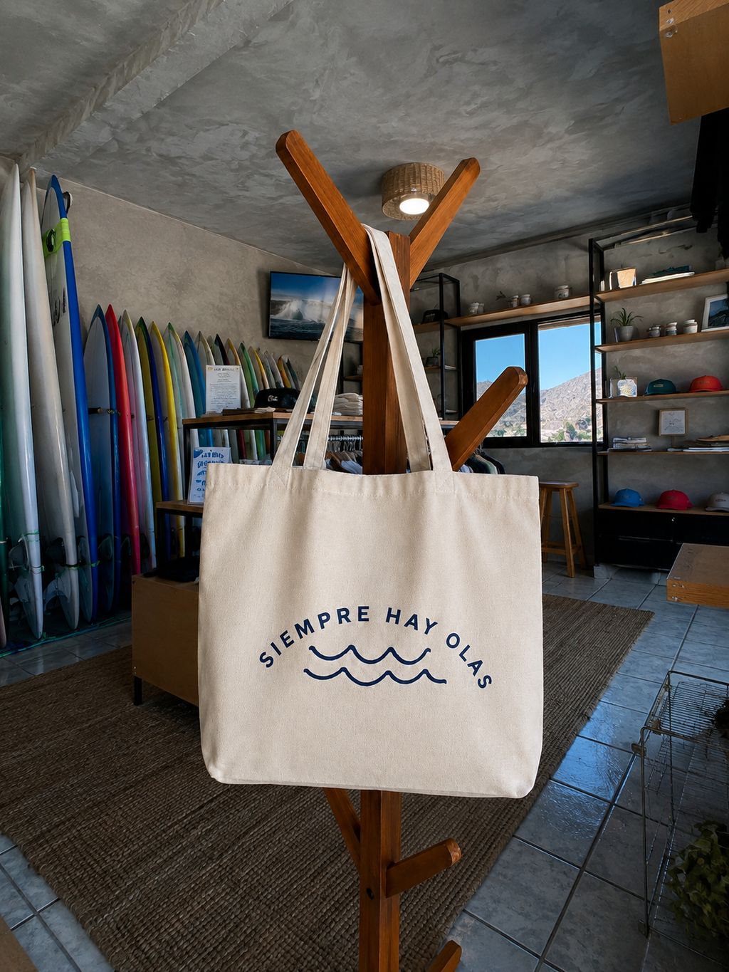 Bolsa de Tela Siempre Hay Olas