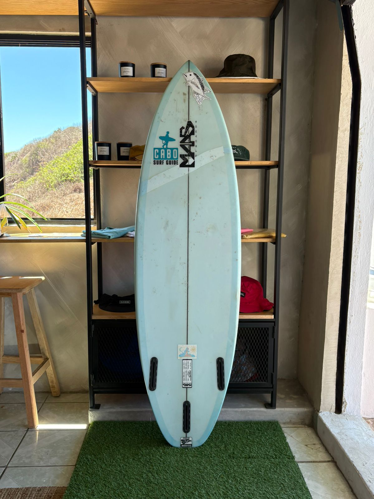 5’10 Mars Surfboards Blue Fish Shorty