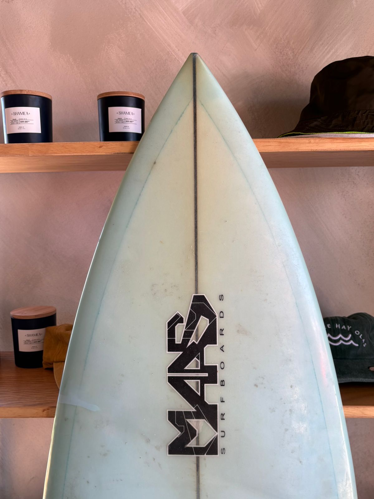 5’10 Mars Surfboards Blue Fish Shorty