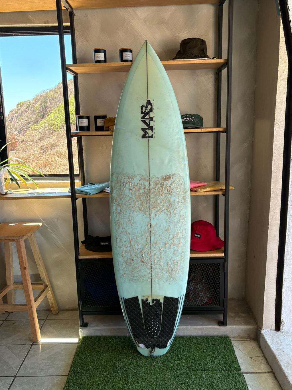 5’10 Mars Surfboards Blue Fish Shorty