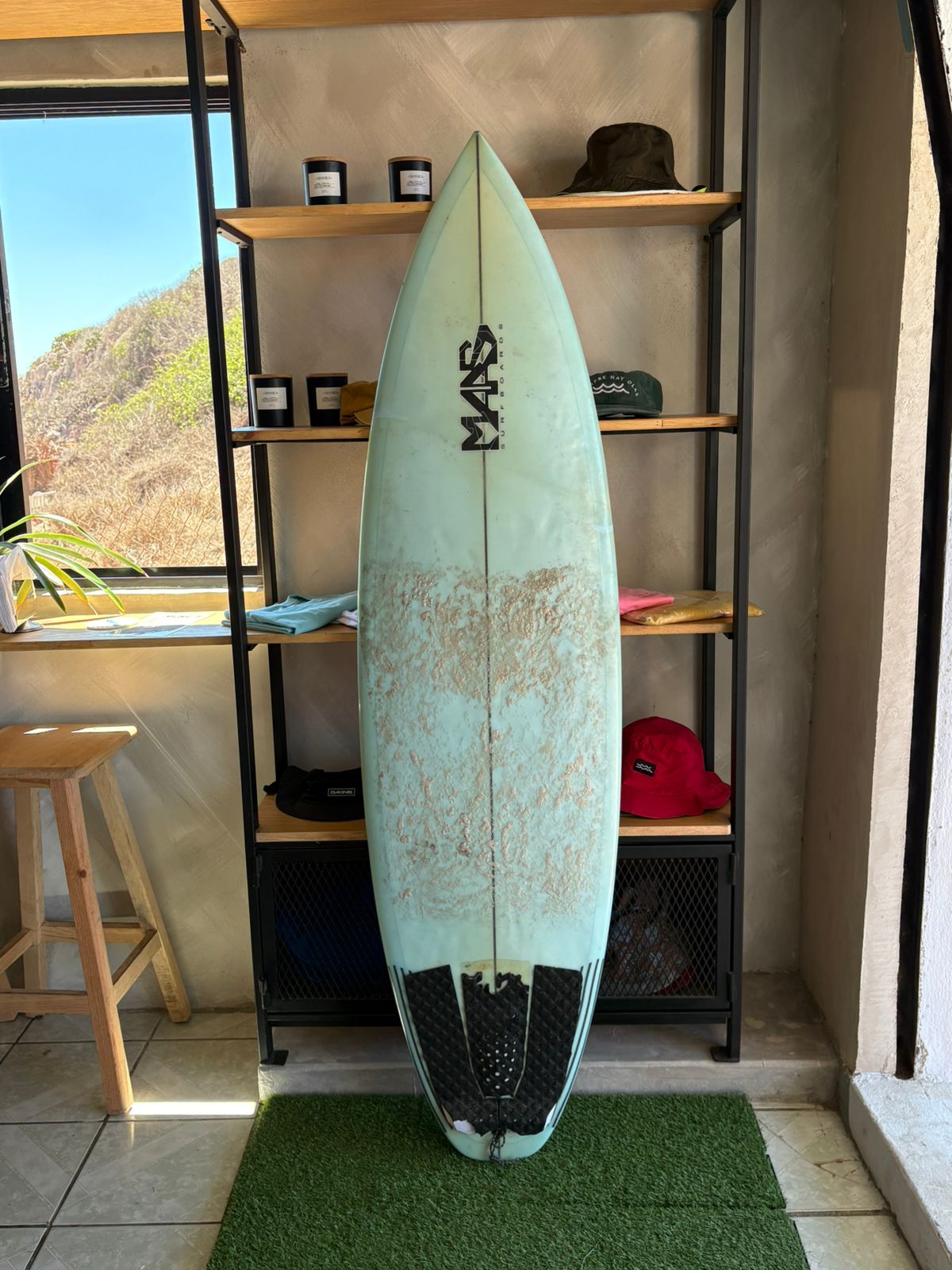 5’10 Mars Surfboards Blue Fish Shorty