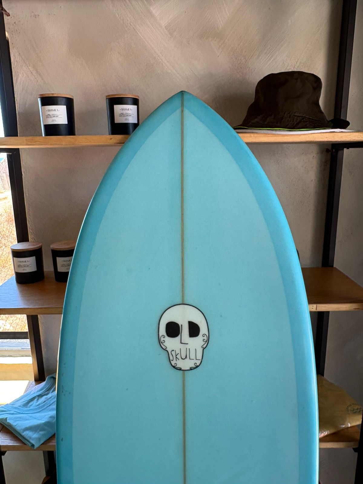 5'9 Florian Saylor Skull Blue