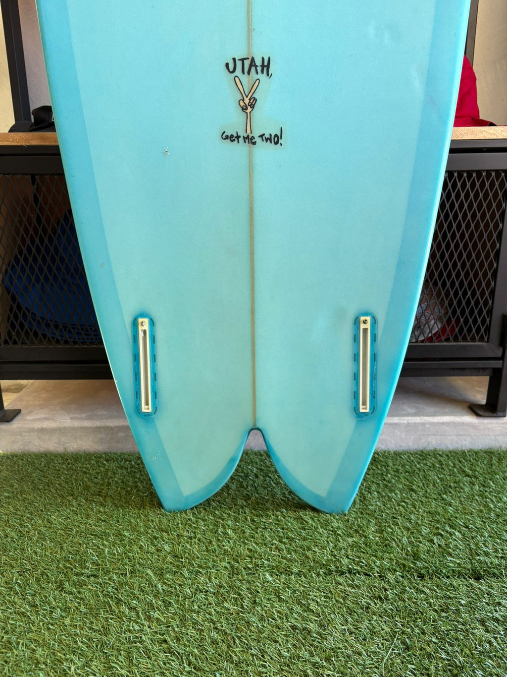 5'9 Florian Saylor Skull Blue