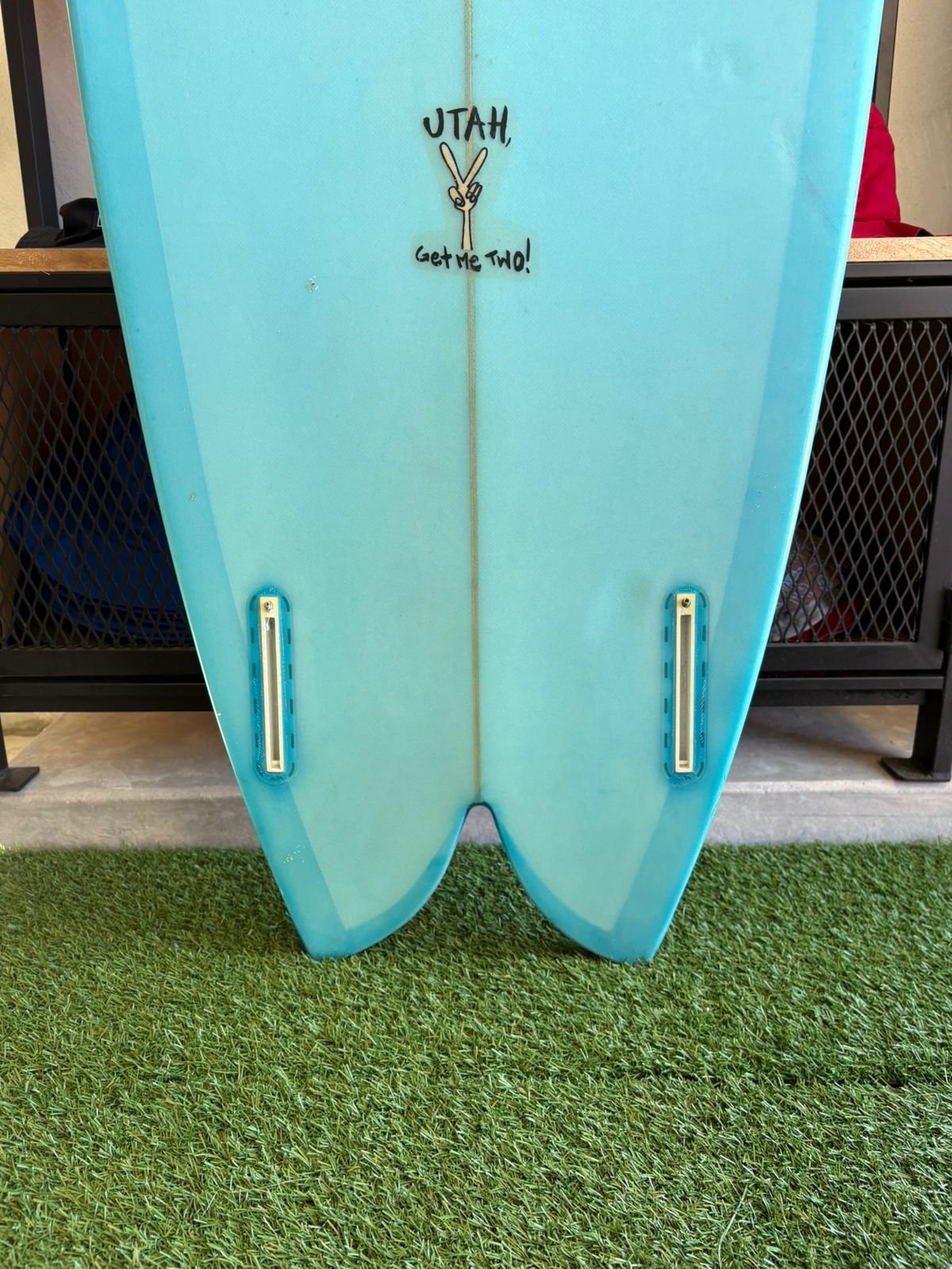5'9 Florian Saylor Skull Blue