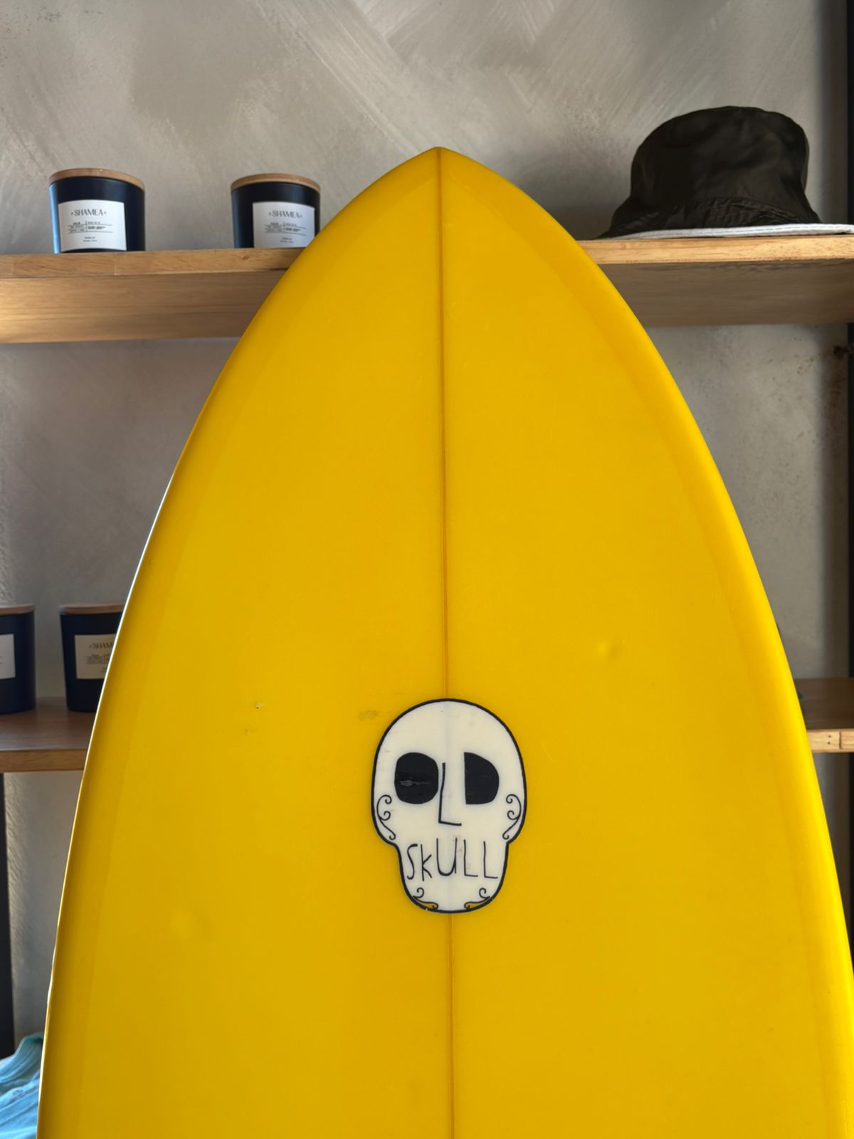 5’9 Florian Saylor Yellow Skull