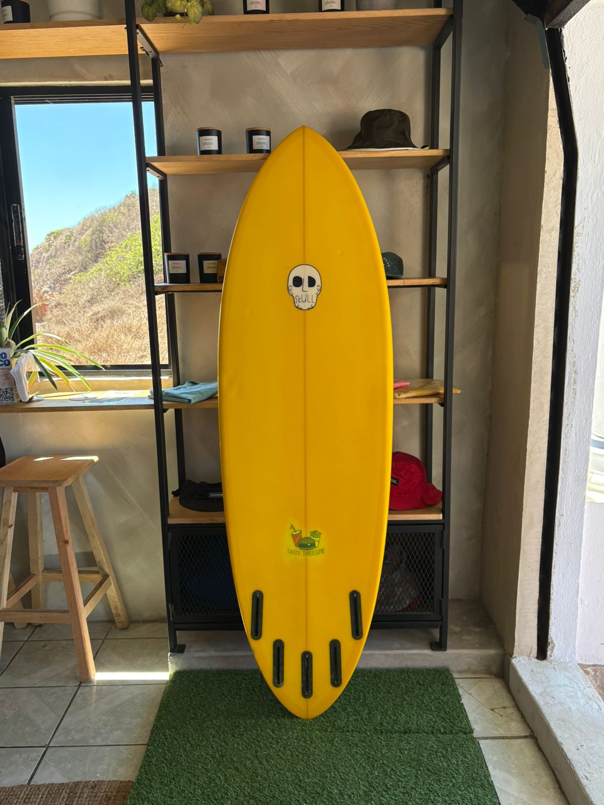 5’9 Florian Saylor Yellow Skull