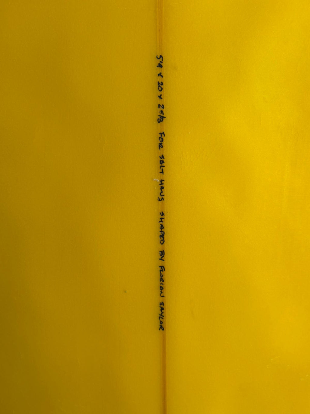 5’9 Florian Saylor Yellow Skull