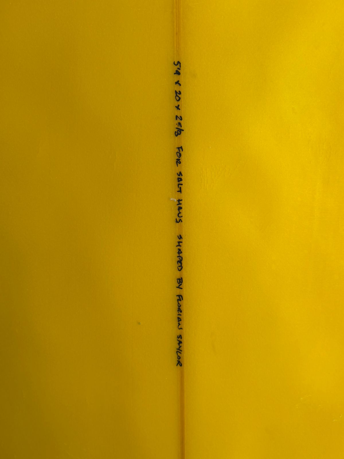 5’9 Florian Saylor Yellow Skull