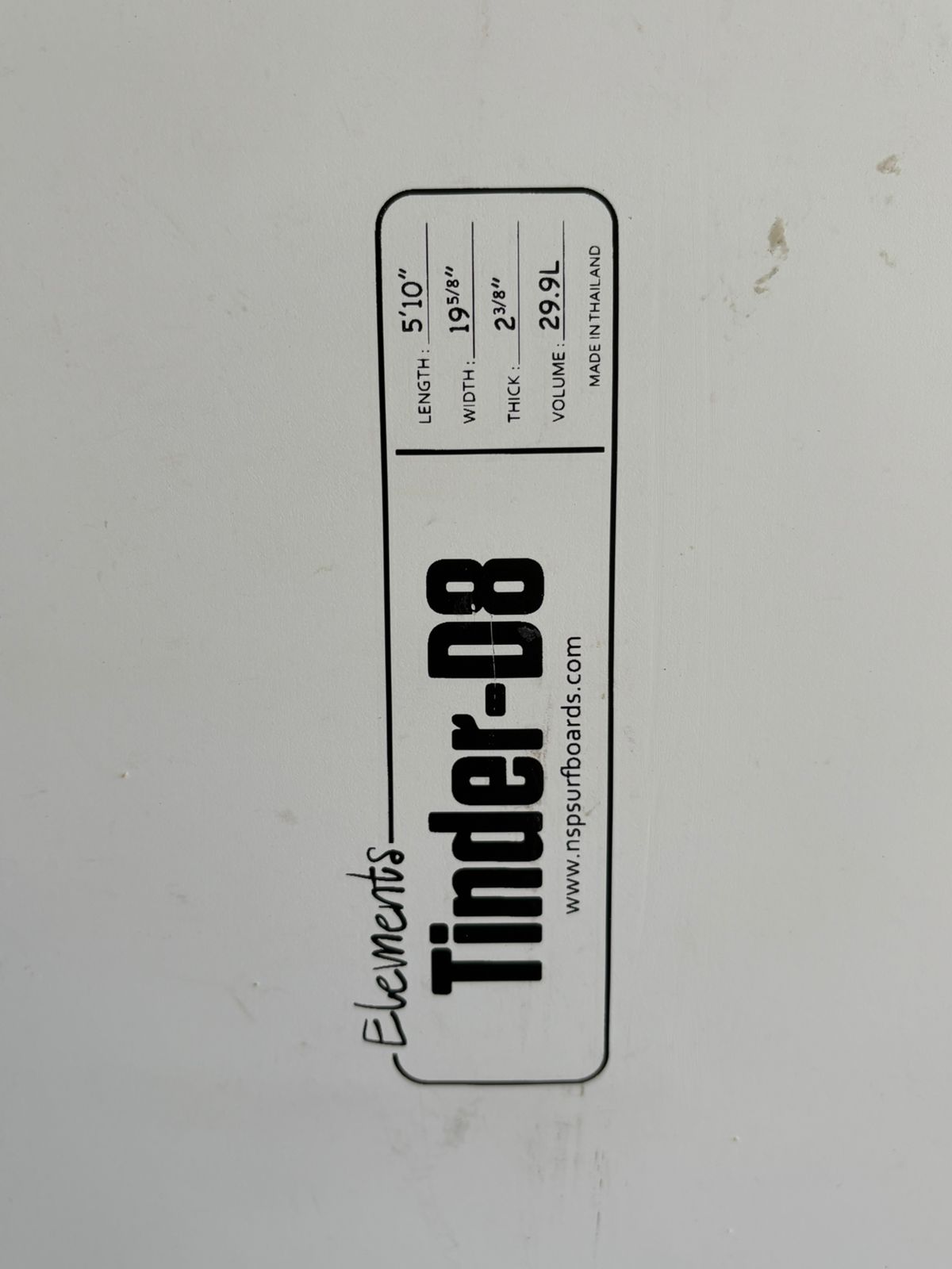 5’10 NSP Surfboards